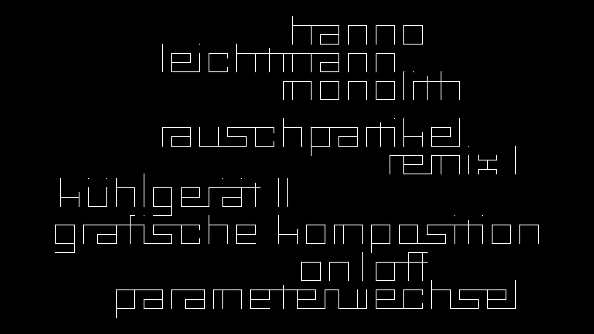 2021-03-10 Hanno Leichtmann - 1996 Monolith (rauschpartikel Remix 1 - 3)